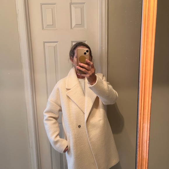 NWT Forever 21 bouclé wool coat Made large, oversized - Picture 13 of 13